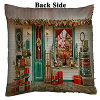 Božićni ukrasi ulice jastuk na jastuci za kućni dekor jastuk