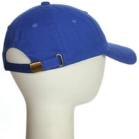 Prilagođeni broj brojeva u Boje tima za bejzbol kapa, plavi šešir zeleni zlatni broj 07