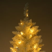 Tuekys 6,5ft Božićno drvce grane umjetno božićno borovo drvo s optikom vlakana bez borova konusa