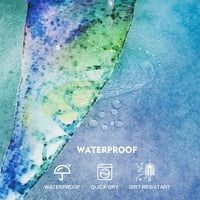 3D priroda šumski vodopad pejzaž kupatilo Vodootporno tuš za zavjese poliesterski zavjese Zavjese za