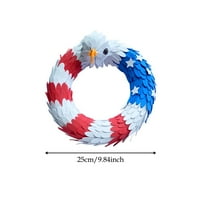 Lacyie američki orao vijenac patriotski konopci u obliku vrata