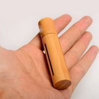 10ml bambus prazan parfemski boca sa čeličnom koljkom kozmetičkim kontejnerom Esencijalni masažni valjak