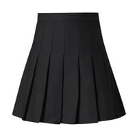 Wozhidase suknje za ženske haljine visoki struk naglih mini suknja s tankim strukom casual suknja za tenis mini suknja