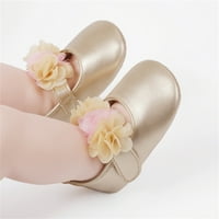 Girls Bownot Prvi šetači Jedne cipele Cvjetne cipele Mali sandale Princeze cipele Neklizajuće cipele