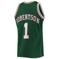 Muški Mitchell & Ness Oscar Robertson Green Milwaukee Bucks Classics Classics NBA 75. godišnjica Dijamant