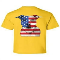 Awkward Styles American Flag Pitbull Omladinska majica Nezavisnost Dan Pro America Pitbull majica za