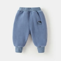 Ketyyh-Chn pantalone za dječake labave casual hlače crtane otisnute modne dno hlače plavo, 100