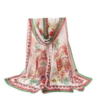 Šal za žene Modni ženski cvjetovi Štampanje duge mekani omotač šal šal šal