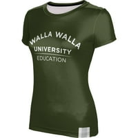 Ženska Zelena Walla Walla Woola Woolves Obrazovna majica