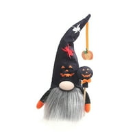 Halloween Gnome Dekoracija svjetla Swedish Tomte Gnome Plish lutka s bundevim lollipopom Dječje igračke
