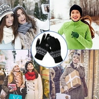 Ženske bijele rukavice rukavice mittens Ženske rukavice Snowboard Zimske skijanje snijega tople rukavice
