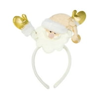 Božićne trake za glavu za kosu Headdress Gingerbread Man Santa Claus uzorak za prijatelje Djeca