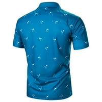 Muška redovita fit košulja Preppy Weith Majice za muškarce Radni sportovi na otvorenom Golf Tenis majice