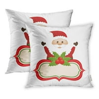 Kuglice Sretan sretan Božić Santa Claus Proslava jastučnice za jastuk