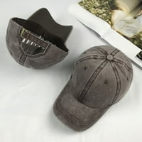 Temacd Vintage Podesivi pamučni pamučni kapa za bejzbol za žene muškarci Snapback Sportski šešir hip-hop