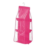 Ormar viseći 3-sloj 6-rešetka torba za pohranu donje rublje za vješanje za vješanje za prašinu, višeslojna