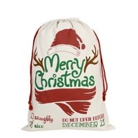 Hirigin božićna torba za poklon vrećicu Santa Claus pamučna kesa bombona