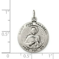 Sterling srebrni Saint Jude Thaddeus Medal