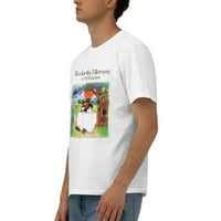 Muški čaj za Tillmansku službenu košulju Ljetni posadni vrat na vrhu kratkih rukava majice male bijele