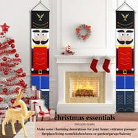 Nutcracker Božićni ukrasi - Dekor na otvorenom - Life Veličina vojnika Modela Nutcracker Baneri za prlja