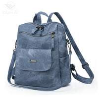 Ruksačka torbica za žene PU kožni dizajner za putovanja ruksaka velike modne torbe na rame