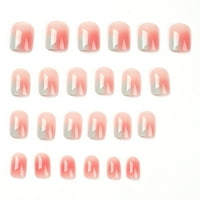 Pink & Green Frudged Lažni nokti ABS materijal nježan za nokte i kožu za partnere Family Friends kao