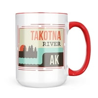 Neonblond USA Rivers Takotna River - Aljaska krila poklon za ljubitelje čaja za kavu