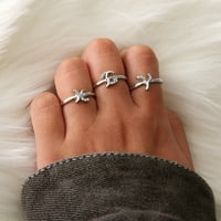 Nakit za žene Prstenje punog dijamanta cirkon zvona za žene modni nakit Popularni dodaci Slatki prsten