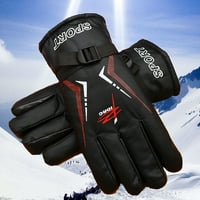 Pjtewawe zimske sportove zimske muške tople rukavice toplo velika pamučna debela zimska tiskana koža