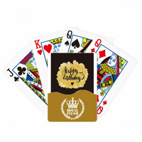 Rođendan moli Art Outline English Royal Flush Poker igračka karta