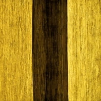 Ahgly Company Indoreni pravokutnik Sažetak žuti modernim prostirkama, 5 '8'