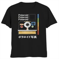 Polaroid Kanji Retro kamera Vintage Muške majice i ženske majice kratkih rukava
