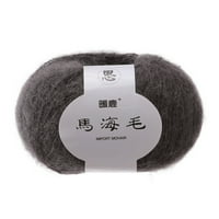 Wendunide Početna Tekstil Mekani mohair pletena vuna prediva Diy Shawl Scarf Crochet navojni navojni