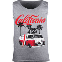 Kalifornijska sanjanja, plaža Van i rezervoar za surfanje Vrhunska grafička majica, Cali Love