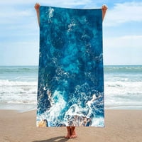 - ručnik na plaži od mikrovlakana za plažu za odrasle za odrasle djece, brze brzo suhe ekstra velike