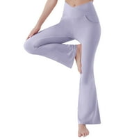 Ženske gamaše visokog struka Soft Sport Yoga Workout Trgovine duge elastične modne casual Slim Fit Hlače