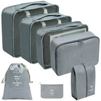 Kocke za pakiranje za putne kocke za putovanja Postavite sklopivi kofer Organizator lagane prtljažne