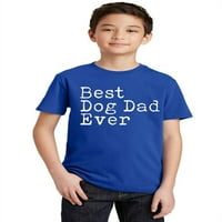 & B Najbolji pas tata ikad smiješna majica mladih, vapna, l