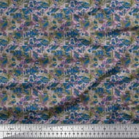 Soimoi Satin svilena tkanina Provjera i geometrijska dekor tkanina od tiskanog dvorišta široko