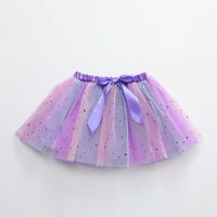Little Baby Girls suknje Solid Color Balet Party Tulle Dance Trake za kosu Sportski odmor Vikend Pant