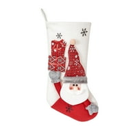 Kelajuan Božićne čarape, Santa Claus Snowman Elk Candy torba Viseći dekor za poklon za odmor
