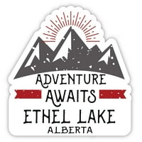 Ethel Lake Alberta Suvenir Vinil naljepnica za naljepnicu Avantura čeka dizajn