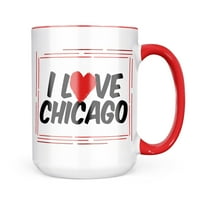 Neonblond I Love Chicago šalica za ljubitelje čaja za kafu