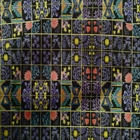 Onuone pamučna kambrička plavkasta ljubičasta tkanina blok DIY odjeća prekrivajući tkaninu ispis tkanina