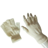 Aaiaymet ženske rukavice zimske pletene rukavice ženske polu-prste zimske čvrste rukavice