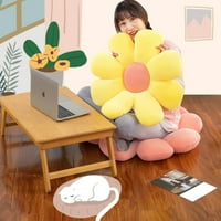Lijepa 15.75in šareni cvjetni plišani jastuk igračka mekani crtani poklon slatka tratinčica plišana