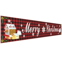 Gaiseeis 9ft Veliki sretan božićni baner potpisuju Xmas na otvorenom unutarnje ukrašavanje kuće a