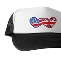 Cafepress - Američka zastava Union Jack Cuar - Jedinstveni kapu za kamiondžija, klasični bejzbol šešir