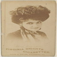 Olva Brandon, od glumaca i glumica serije za Virginia Brights Cigaretes Poster Print