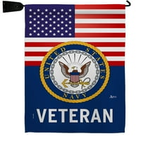 Američka mornarska veterana zastava veterana set 018. Dvostrano dvorište baner